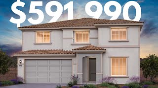 BIG 5 BEDROOM HOME under 600k in Menifee CA HOME TOUR  Pathway at Cimarron Ridge  Pulte Homes [upl. by Gore]