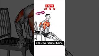 Chest Workout at home abs thenx [upl. by Christy]