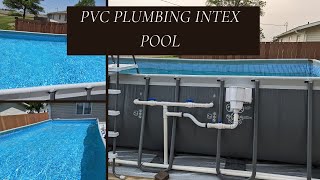 Swimming Pool Plumbing  adding PVC to filter system [upl. by Isabella]