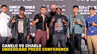 Canelo vs Charlo • UNDERCARD FINAL PRESS CONFERENCE  ShowTime Boxing PPV [upl. by Hackathorn]