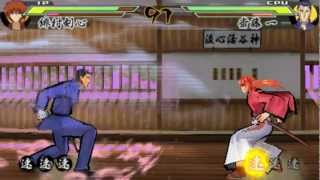 PSP Rurouni Kenshin Meiji Kenkaku Romantan Saisen  Kenshins Story Mode Part 1 [upl. by Pelage]