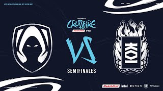 HERETICS VS KOI  SEMIFINALES  CROSSFIRE MEDIAMARKT E INTEL  2022  MAPA 1 [upl. by Haisoj]