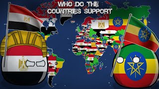 WHO DO THE COUNTRIES SUPPORT Egypt or Ethiopia Alternative Mapping P28 [upl. by Elwood505]