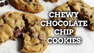 The BEST CHEWY Chocolate Chip Cookies Recipe [upl. by Anthea]