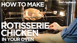 How to Make Rotisserie Chicken in Your Oven  Cooking with Chef Anthony [upl. by Leasim]