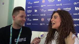 Eurovision 2018  Interview Yianna Terzi  Greece [upl. by Brice]