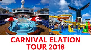 Complete Tour of Carnival Elation Cruise Ship  A Detailed Walkthrough  CruiseRadioNet [upl. by Low312]