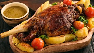 Greek Style Roast Leg of Lamb Perfect for your Easter Table [upl. by Grimbal841]