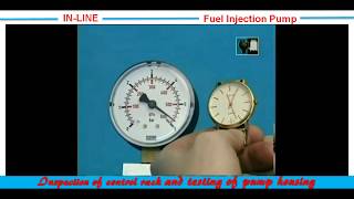 22InLine Motorpal Size MI Pump Inspection of rackamptesting of pump housing اختبار جسم المضخة [upl. by Vil]