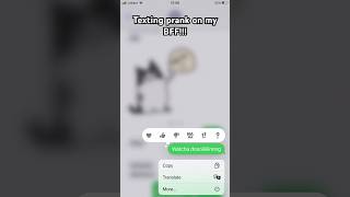 Texting prank on my BFF [upl. by Thurber]