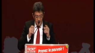 JeanLuc Mélenchon en meeting à ClermontFerrand le 14032012 [upl. by Aynnat186]