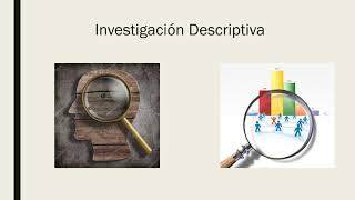 Investigación Diagnóstica Descriptiva y Explicativa [upl. by Meijer]