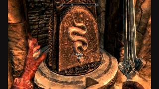 How to open Bleak falls Barrow first door Skyrim [upl. by Sonia836]