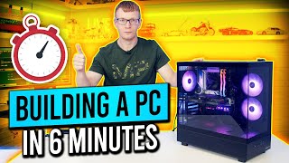 Building a PC in 6 Minutes  PC Building Speed Challenge [upl. by Grant]