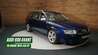 Audi RS6 Avant Quattro  107504 Km  History known  2003 VIDEO wwwERclassicscom [upl. by Raynor]