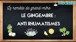 Remède de grandmère antirhumatisme [upl. by Allisirp]