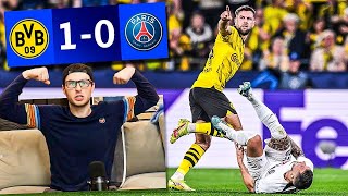 DORTMUND VS PSG UCL 10 LIVE REACTION [upl. by Llebana901]