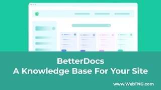 BetterDocs – A Knowledge Base For Your Site [upl. by Grubb]