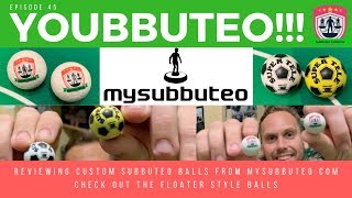 Reviewing Custom amp Personalised Decal Subbuteo Balls From mysubbuteocom [upl. by Annaohj]