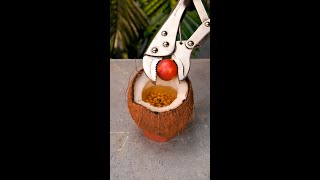 Coconut Wizardry Watch Him Transform Coconuts into Anything [upl. by Etterual952]