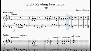 Piano Sight Reading Frustration [upl. by Lustig]