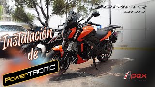 Instalación de PowerTRONIC a Dominar 400 QUE INCREIBLE MOTO [upl. by Goldwin]