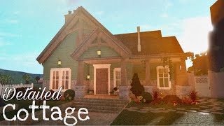 Bloxburg Detailed Vintage Cottage  Speedbuild  Exterior [upl. by Nygem757]