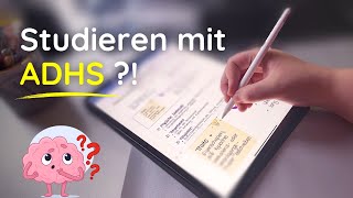 Studieren mit ADHS  meine 7 Strategien wie es klappt [upl. by Leahcym]