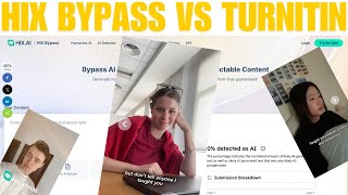 Testing Whether HIX Bypass Can Beat the Turnitin AI Detector [upl. by Curhan649]