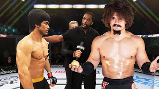 UFC 4  Bruce Lee vs Carlito Perez WWE EA Sports UFC 4 [upl. by Drapehs]