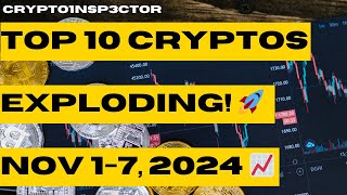 🚀 Top 10 Cryptos Exploding in November 2024 Nov 17  Market Trends You Need to Know 💥 [upl. by Aihsek]