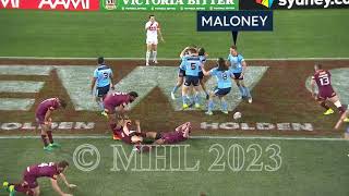 NSW Blues Funny Try Celebration [upl. by Bigot]