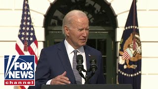 Biden gets cringey at turkey pardoning [upl. by Esihcoc]