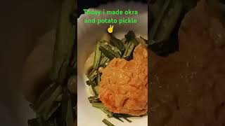 Okra and potato pickle [upl. by Bik]