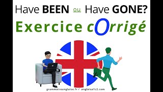 Anglais exercice corrigé  4160  BEEN ou GONE  niv B1 [upl. by Drandell323]