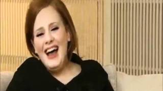 Adele laughing during Ushi interview [upl. by Ylellan]