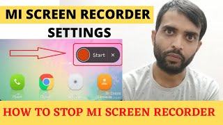 How to Start  Stop Redmi  Mi Screen Recording  Mi Screen Recorder Settings for Better Quality [upl. by Dorr51]