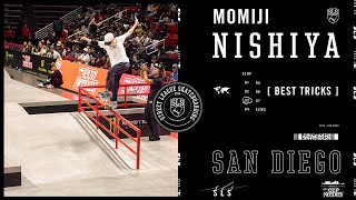 Momiji Nishiya 3rd Place SLS San Diego  Best Tricks [upl. by Jacey]