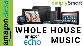 Amazon Echo MultiRoom Music Setup  Whole House Music [upl. by Demodena]