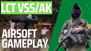 LCT VSS  AK 105 Airsoft Gameplay Bigfoot [upl. by Arukas]