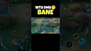 WTH DMG 😬 BANE ML mltalkshow mlbb shorts [upl. by Guss]