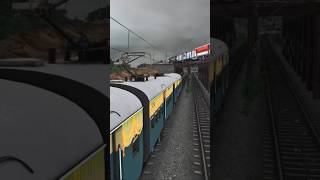 Train Over Train 😲 Local Train Run in Train with LHB Train trainsim [upl. by Katie]