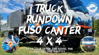 EP 18  Unleash Adventure Fuso Canter 4x4 OffRoad Truck  The Ultimate Family Caravan Explorer [upl. by Kilar563]