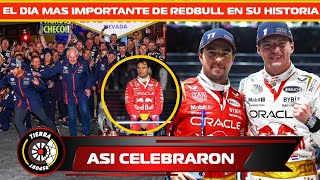 ASI CELEBRO REDBULL EL SUBCAMPEONATO DE SERGIO CHECO PÉREZ ¡EL DIA MÁS HISTORICO DE LOS TOROS ROJOS [upl. by Moyer]