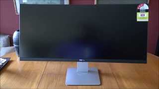 Dell U3415W Curved Ultrawide Monitor Unboxing [upl. by Anaej]