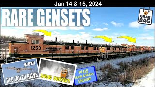 RARE GENSETS SNOW VORTEX LampN AND WISCONSIN CENTRAL ENGINES SPACEX amp MORE [upl. by Myke]