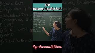 Statutory Liquidity Ratio  SLR  By CommercekSitaare viral trending slr viralvideo exam [upl. by Ria574]