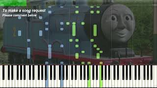 Thomas the Tank Engine  Edwards Theme  Piano Tutorial [upl. by Colt]