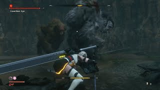 Sekiro A2 Kimono Mod Headless Ape Cover playwith Nier OST  No Damage [upl. by Nylde]