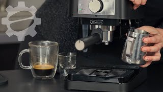 DeLonghi Stilosa EC260 Espresso Machine  Crew Review [upl. by Odnavres]